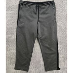 Nike Therma-Fit Men’s Sweatpants Size XL Gray Black Waffle Knit Warm